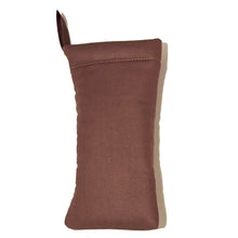 Soft Case by Scot - BLOCK Milk Chocolate.  Padded Glasses Case/Pouch for Prescription Glasses and Sunglasses