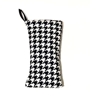 Soft Case by Scot - Monochrome Houndstooth Black White