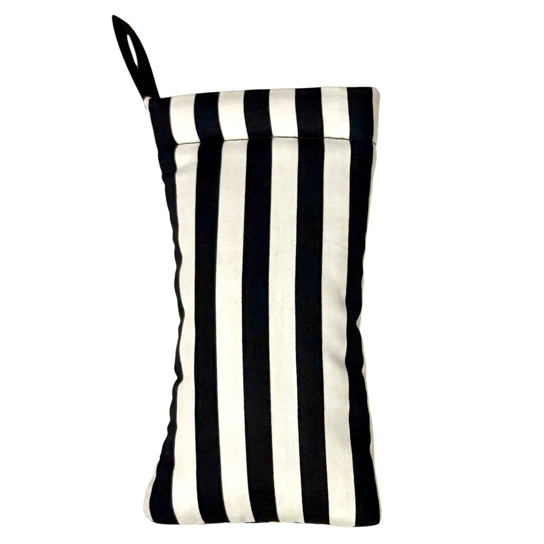 Soft Case by Scot - Stripes Black White