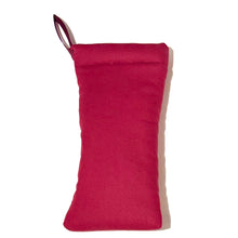 Soft Case by Scot - BLOCK Merlot.  Padded Glasses Case/Pouch for Prescription Glasses and Sunglasses