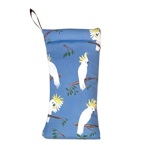 Soft Case by Scot - Cockatoo Steel Blue - RED PARKA Fabrics
