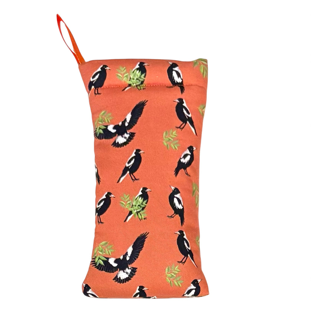 Soft Case by Scot - Magpie Dusty Orange - RED PARKA Fabrics